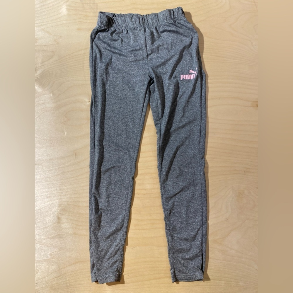 Puma Kids Gray Joggers L (12-14) (PE)